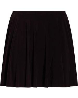 Norma Kamali Mini Skirt - Black