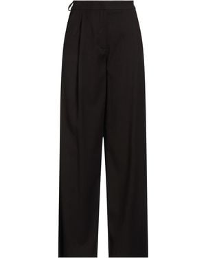 Jijil Dark Trousers Polyester, Viscose, Elastane - Black