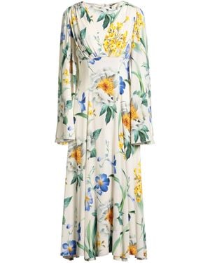 Dolce & Gabbana Exclusive Midi Dress Silk, Elastane - White