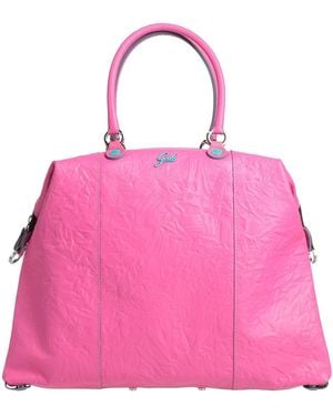 Gabs Fuchsia Handbag Calfskin - Pink