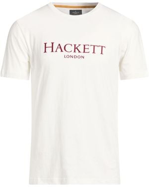 Hackett Heritage Ivory T-Shirt Cotton - White