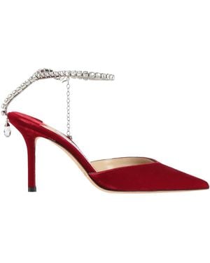 Jimmy Choo Pumps Textile Fibers - Red