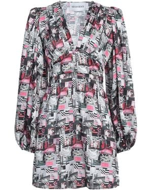 Silvian Heach Fuchsia Mini Dress Polyester - White
