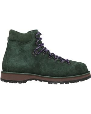 Diemme Dark Ankle Boots Shearling - Green