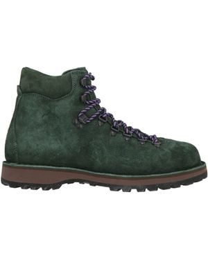Diemme Dark Ankle Boots Shearling - Green