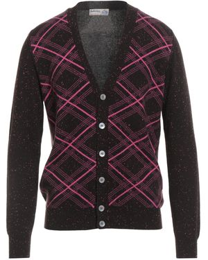 Ballantyne Dark Cardigan Cashmere - Multicolour