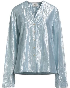 Alysi Crème Sky Shirt Acetate, Viscose, Metallic Fiber - Blue