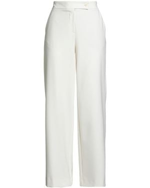 Her. Ivory Trousers Polyester - White