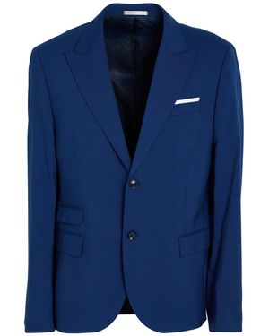 Daniele Alessandrini Blazer Polyester, Viscose, Wool, Elastane - Blue