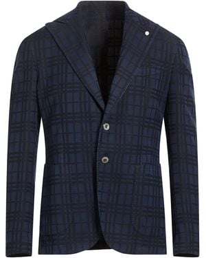 Luigi Bianchi Blazer Cotton, Polyamide - Blue
