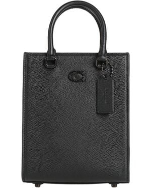 COACH Handbag Leather - Black