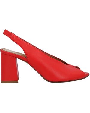 Loretta Pettinari Sandals Soft Leather - Red
