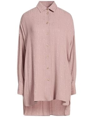 Agnona Shirt Silk - Pink