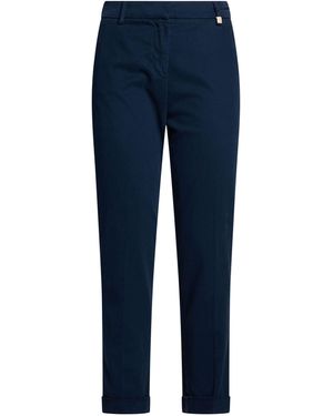 Teleria Zed Trousers Modal, Cotton, Elastane - Blue