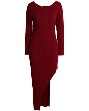 Akep Midi Dress - Red