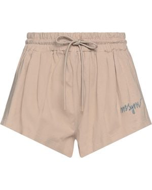 MSGM Shorts & Bermuda Shorts - Natural