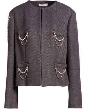 Rinascimento Charcoal Jacket Polyester - Gray