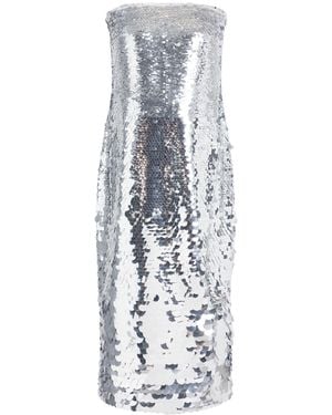 Isabelle Blanche Vestido midi - Blanco