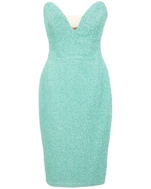 Elisabetta Franchi Midi-Kleid - Blau