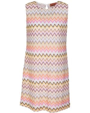 Missoni Minivestido - Rosa