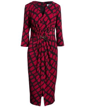 Joseph Ribkoff Midi Dress Polyester, Elastane - Red