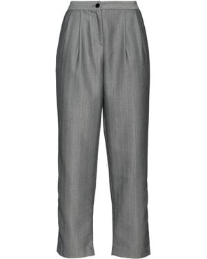 ARMANI EXCHANGE Trousers Polyester, Viscose, Wool - Grey