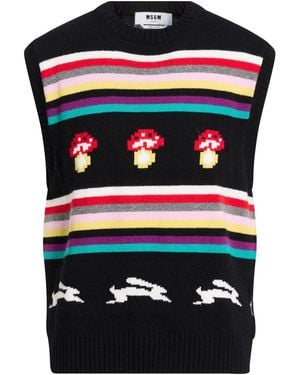 MSGM Pullover - Schwarz