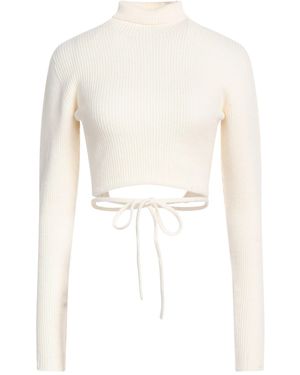 A PAPER KID Turtleneck - White