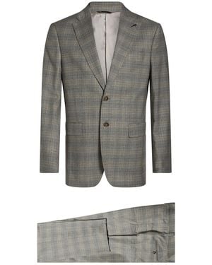 Paoloni Light Suit Virgin Wool, Elastane - Gray