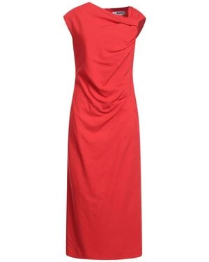 MSGM Vestido Midi - Rojo