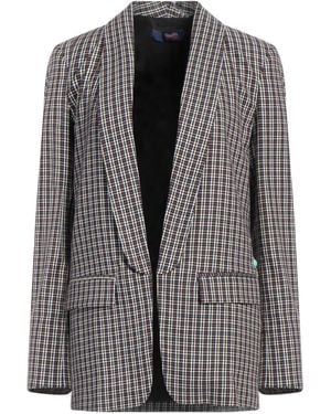 Trussardi Blazer Cotton, Polyamide, Polyester - Grey