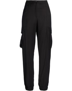Éclà Pants Polyester, Viscose, Elastane - Black
