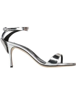Sergio Rossi Sandals Leather - Metallic