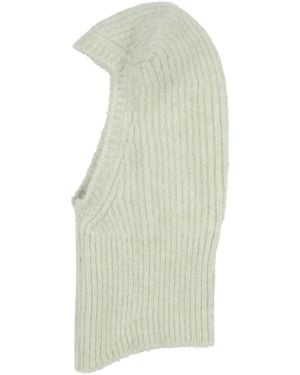 Rick Owens Hat Alpaca Wool, Polyamide, Wool, Elastane - Green