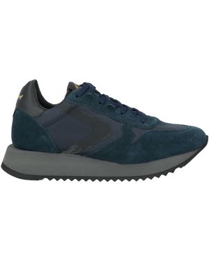 Valsport Sneakers Leather, Textile Fibers - Blue