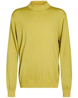 Gran Sasso Turtleneck Virgin Wool - Yellow