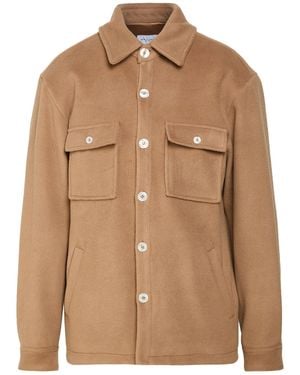 FAMILY FIRST Camel Jacket Polyester, Viscose - Brown