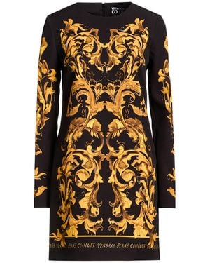 Versace Jeans Couture Mini Dress Polyester, Elastane - Black