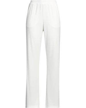 SEVENTY VENEZIA Ivory Trousers Polyester, Elastane - White