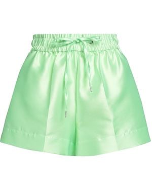 Sandro Shorts & Bermuda Shorts Polyester, Silk - Green