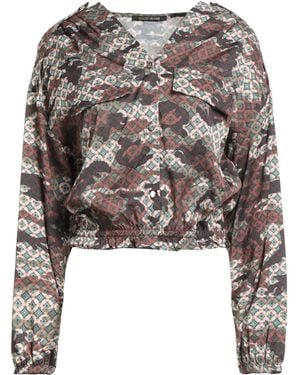 GAUDI Jeans Shirt Polyester, Elastane - Brown
