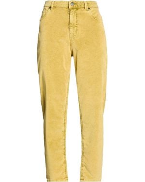PT Torino Trousers Cotton, Lyocell, Elastane - Yellow