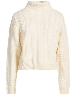 Laneus Rollkragenpullover - Weiß