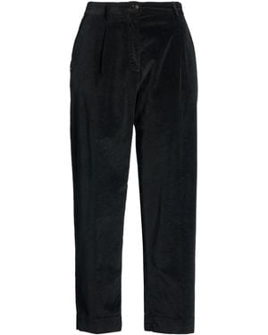 White Sand Trousers Cotton, Modal, Elastane - Black