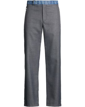DIESEL Trousers Polyester, Virgin Wool, Cotton - Grey