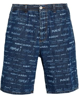 Marni Denim Shorts Cotton - Blue