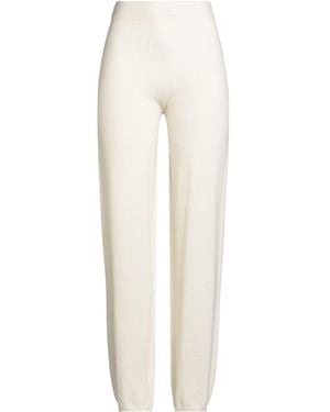 Kangra Ivory Trousers Wool, Cashmere - White