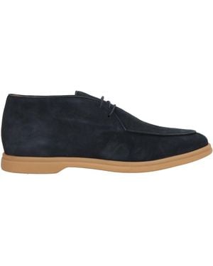 Eleventy Ankle Boots Leather - Blue
