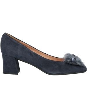 Status Midnight Pumps Leather - Blue