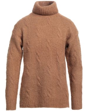 PT Torino Rollkragenpullover - Braun